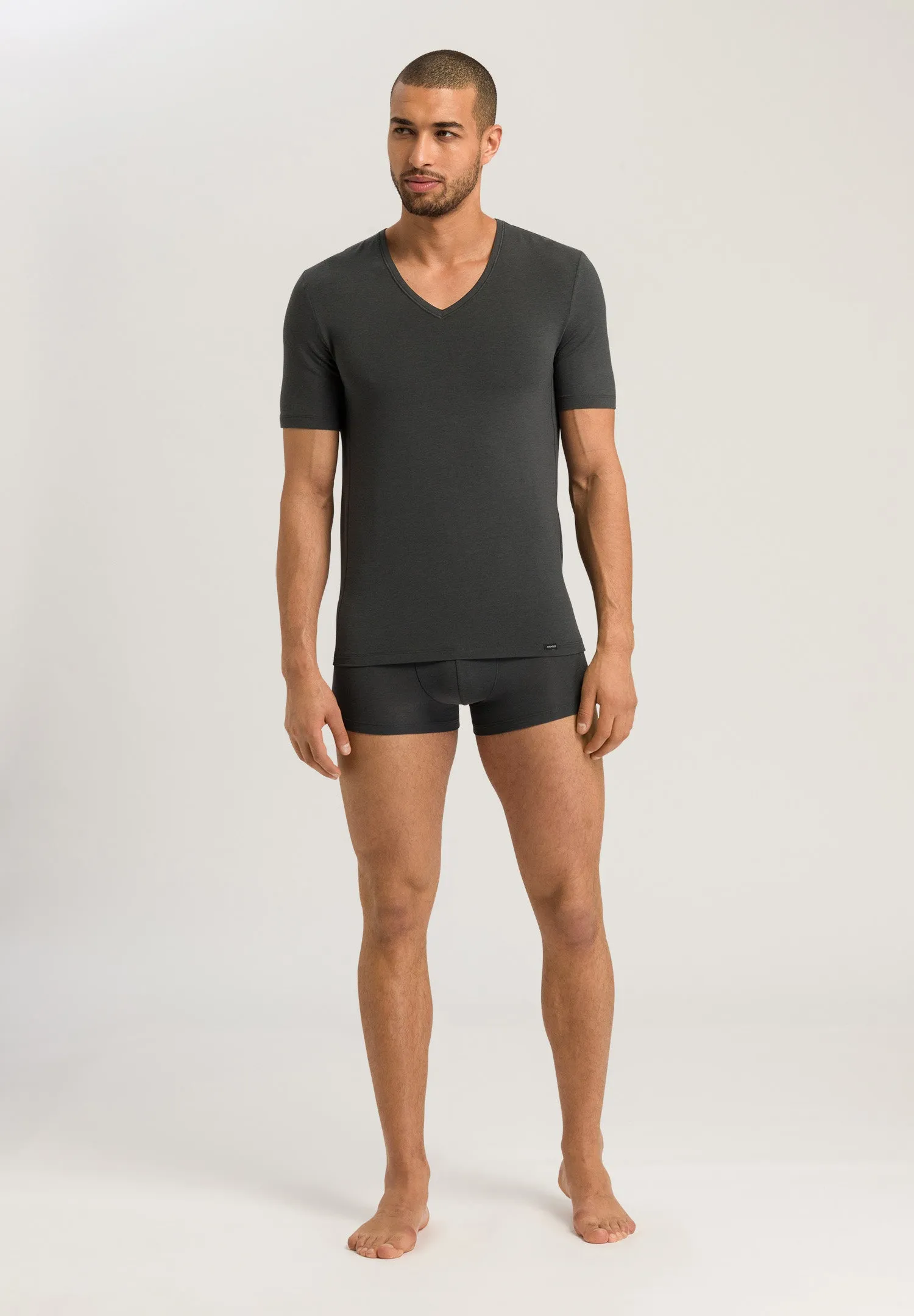 Natural Function V-Neck Tencel Fitted T-Shirt | Dark Shale 73185-2844