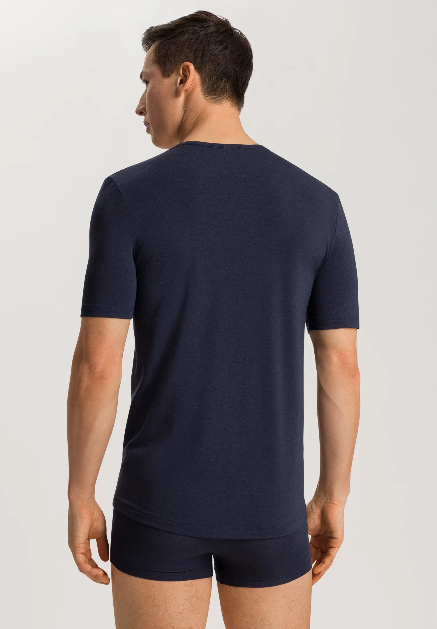 Natural Function V-Neck Tencel Fitted T-Shirt | Deep Navy 73185-1610