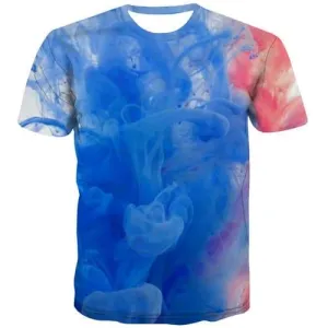 Nebula T shirts Men Abstract Tshirt Printed Psychedelic T shirts Funny Retro Tshirts Casual Gothic Tshirts Novelty Short Sleeve