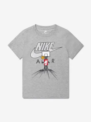 Nike Boys Icons Of Play T-Shirt in Grey