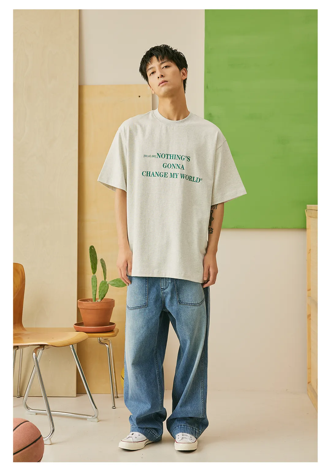 NORYBRAND デザインプリントTシャツ NGA022