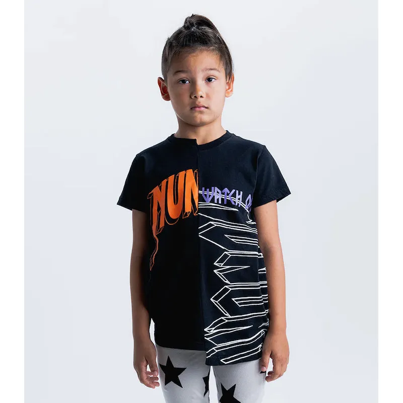 NUNUNU Unbalanced Skull T-shirt