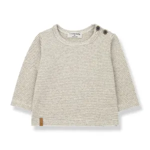 Olau L/S Striped T-Shirt, Oatmeal