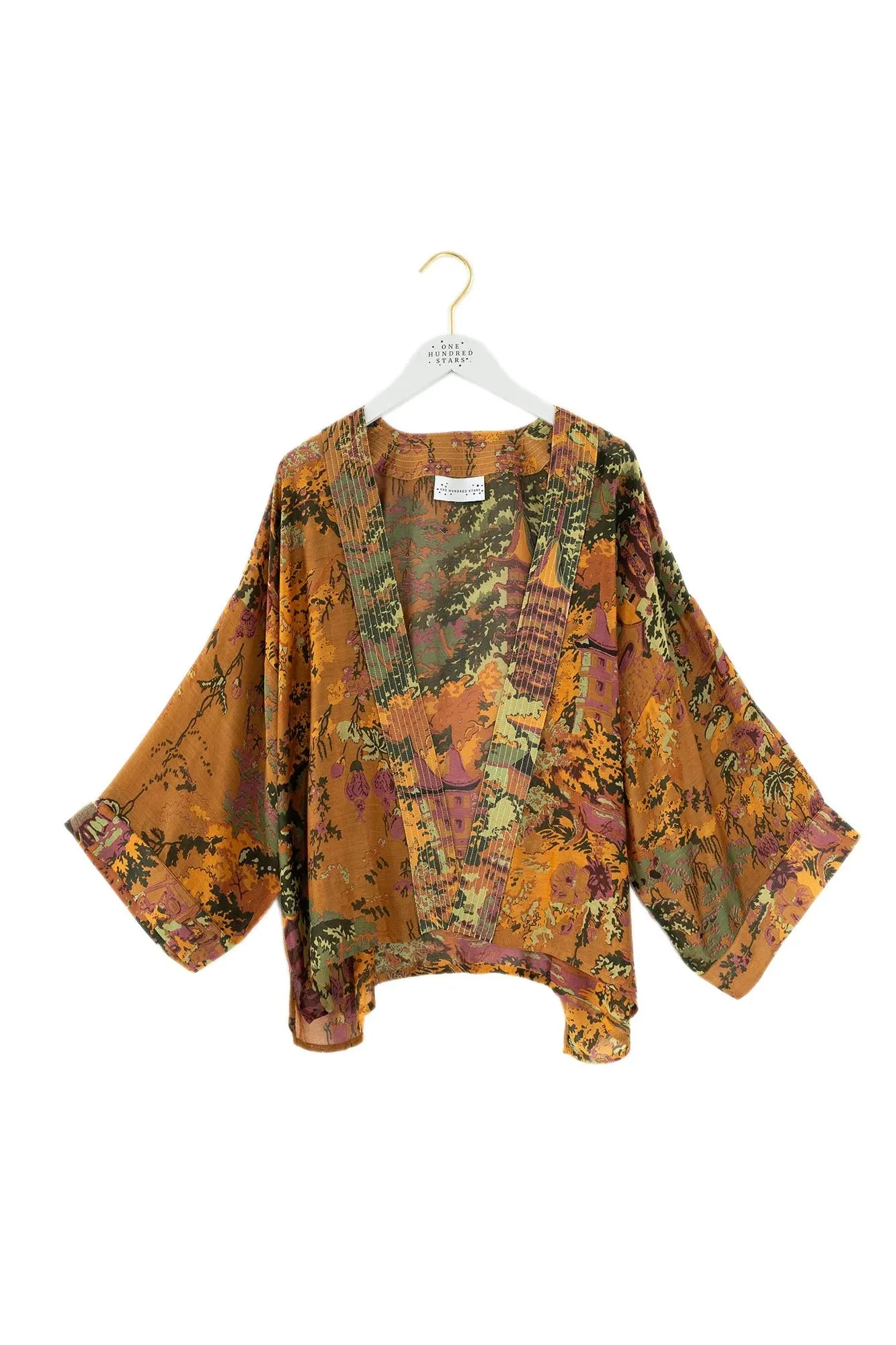 One Hundred Stars Printed Kimono