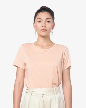 One Tee in Light Apricot