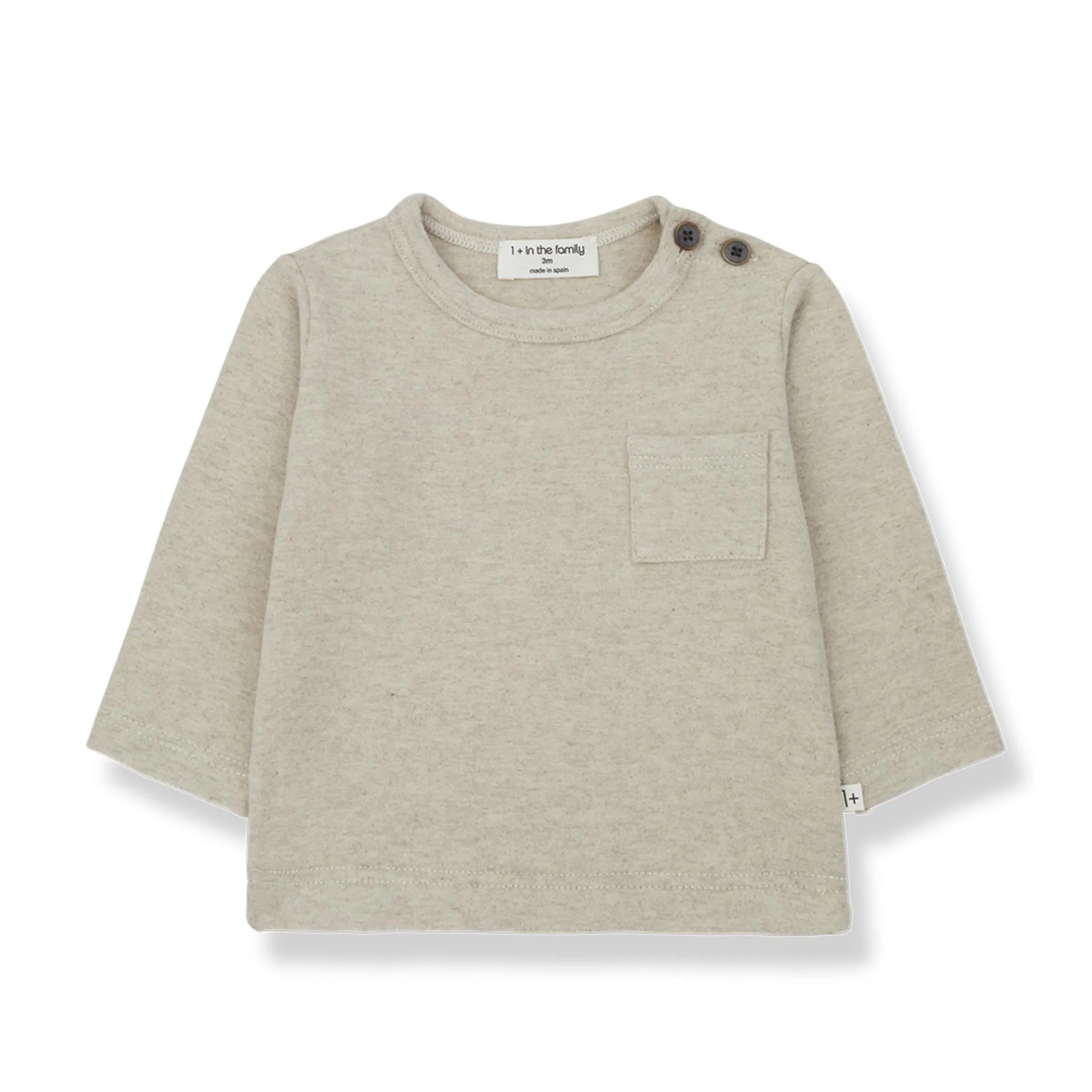 Oriol L/S T-Shirt, Oatmeal