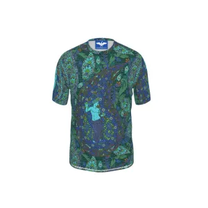 Paisley Goddesses – Blue and Green T-shirt