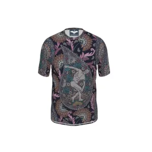 Paisley Gods – Slate, Plum and Teal T-Shirt