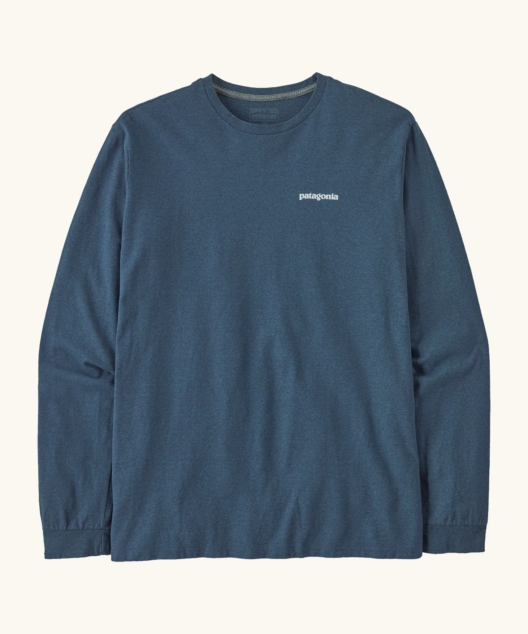 Patagonia  L/S P-6 Logo Responsibili-Tee - Utility Blue