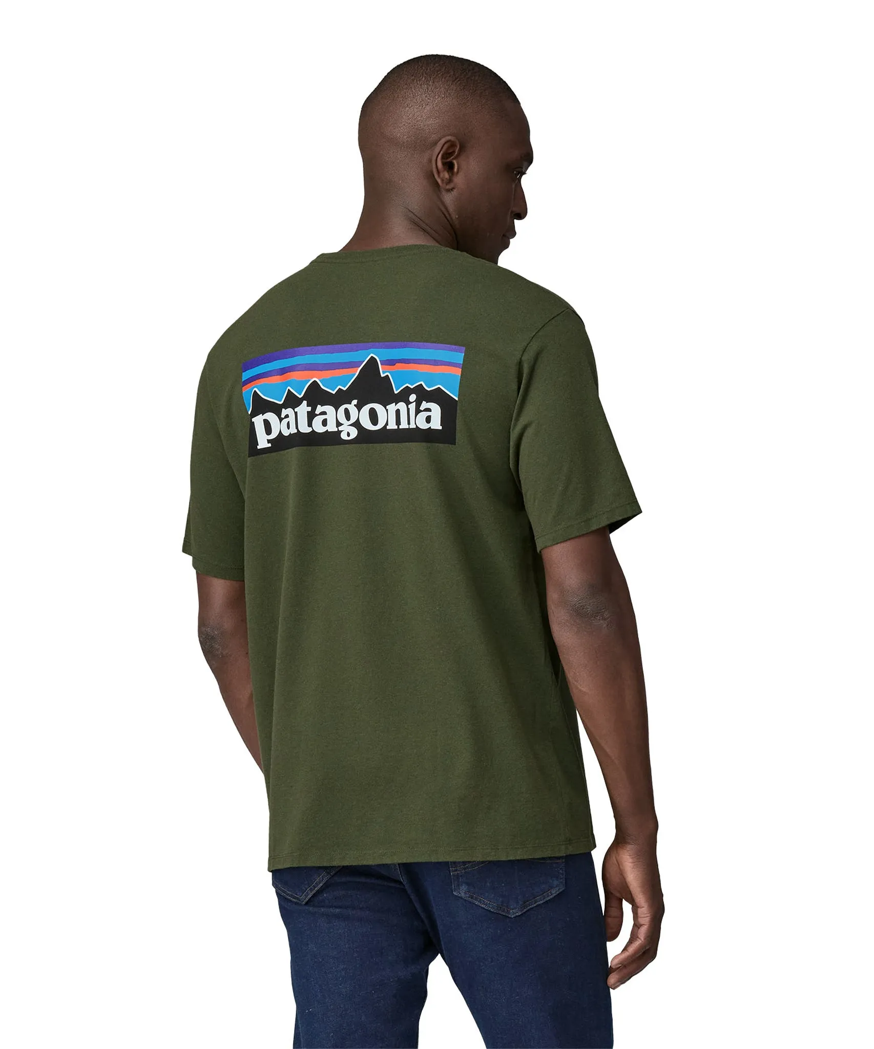 Patagonia Men's P-6 Logo Responsibili-Tee - Beeswax Tan