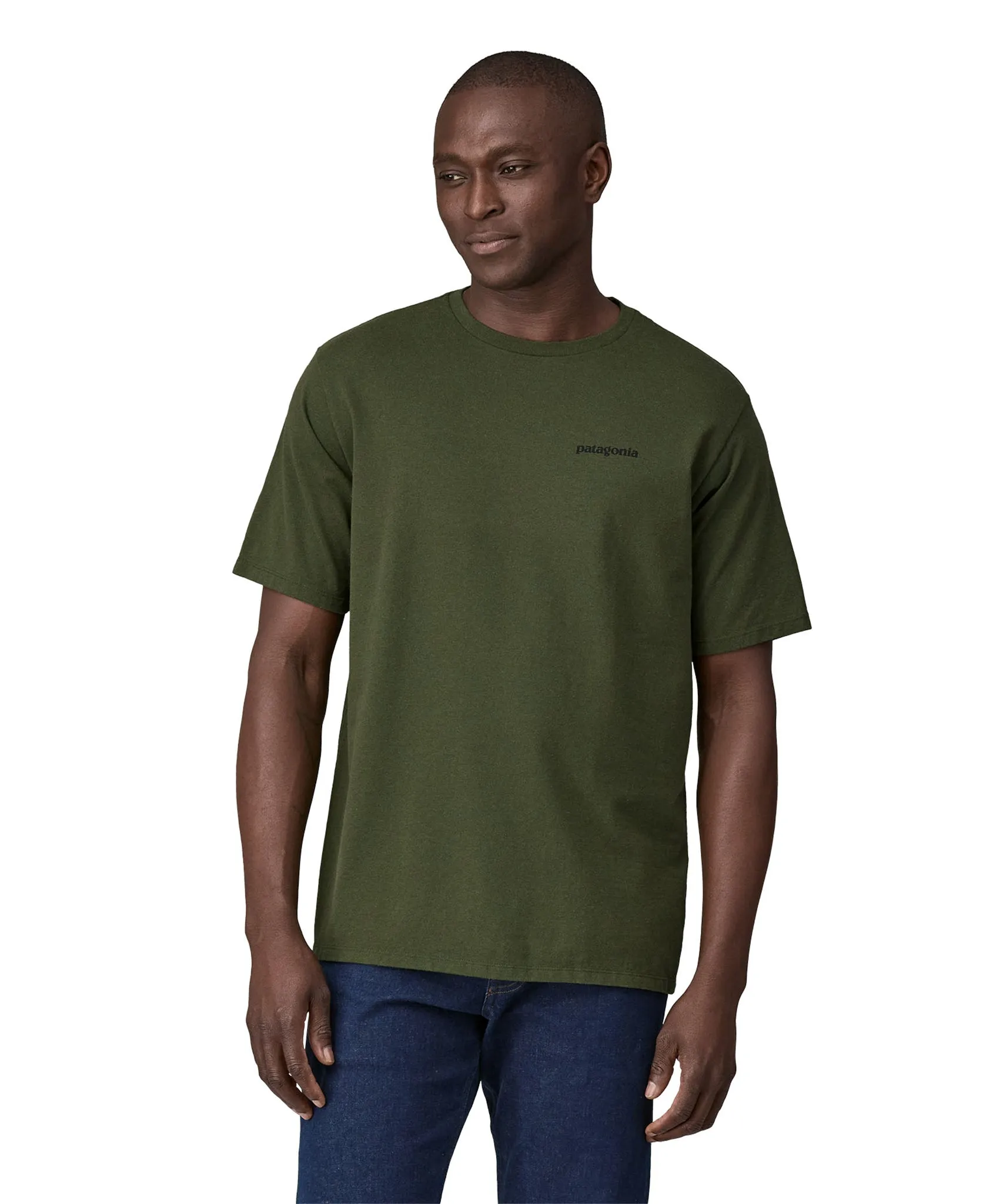 Patagonia Men's P-6 Logo Responsibili-Tee - Beeswax Tan