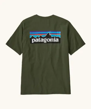 Patagonia Men's P-6 Logo Responsibili-Tee - Torrey Pine Green