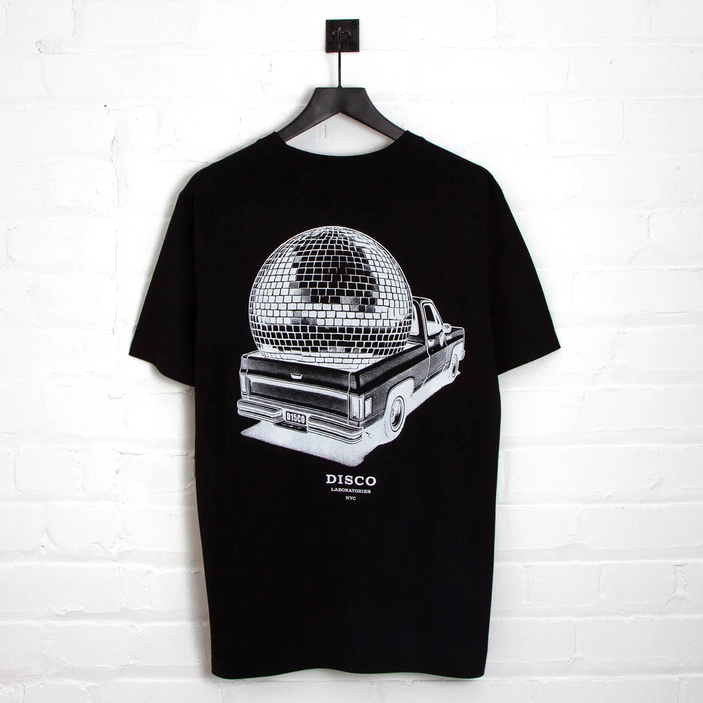 Pickup Disco Labs NYC Back Print - Tshirt - Black