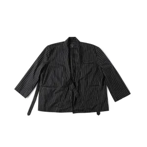 Pinstripe Kimono Jacket