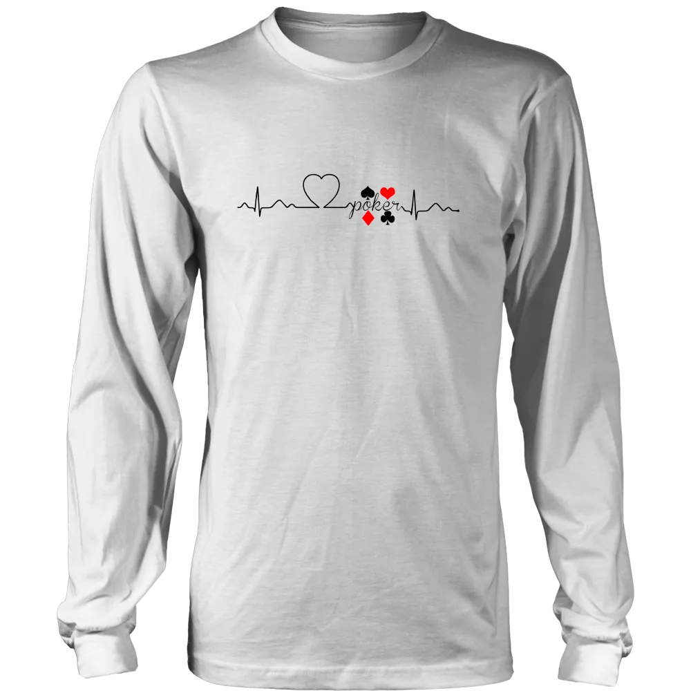 Poker Heartbeat - T-Shirts, Hoodies,  Longsleeves