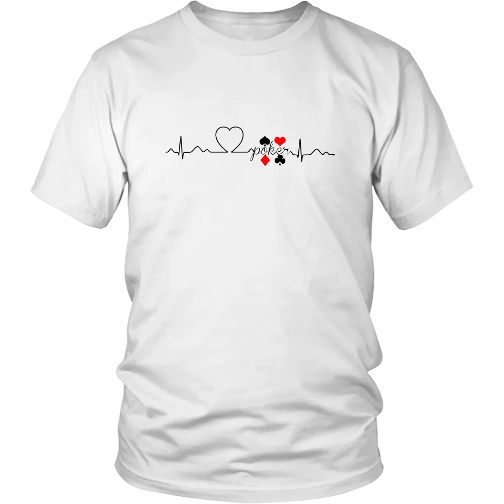 Poker Heartbeat - T-Shirts, Hoodies,  Longsleeves