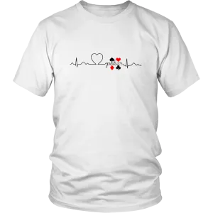 Poker Heartbeat - T-Shirts, Hoodies,  Longsleeves