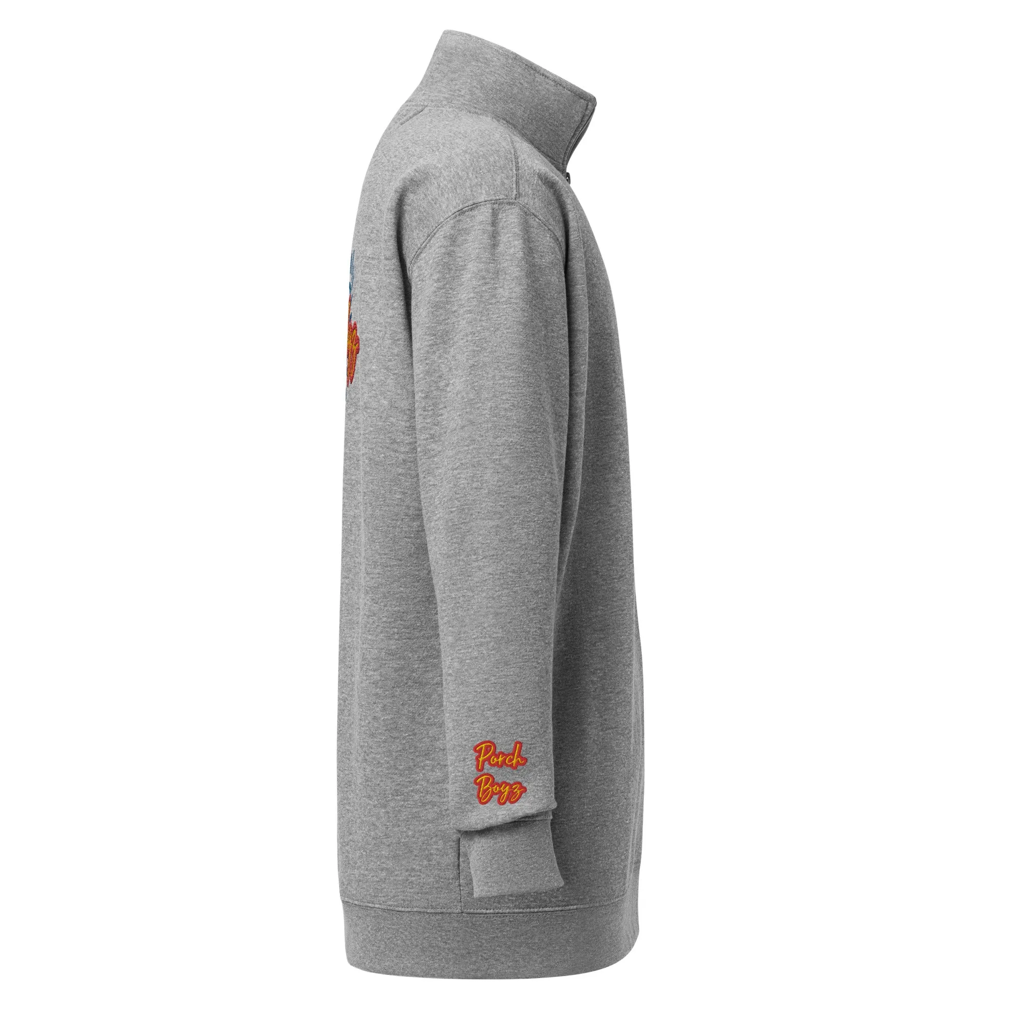 PorchBoyz Embroidered Unisex fleece pullover