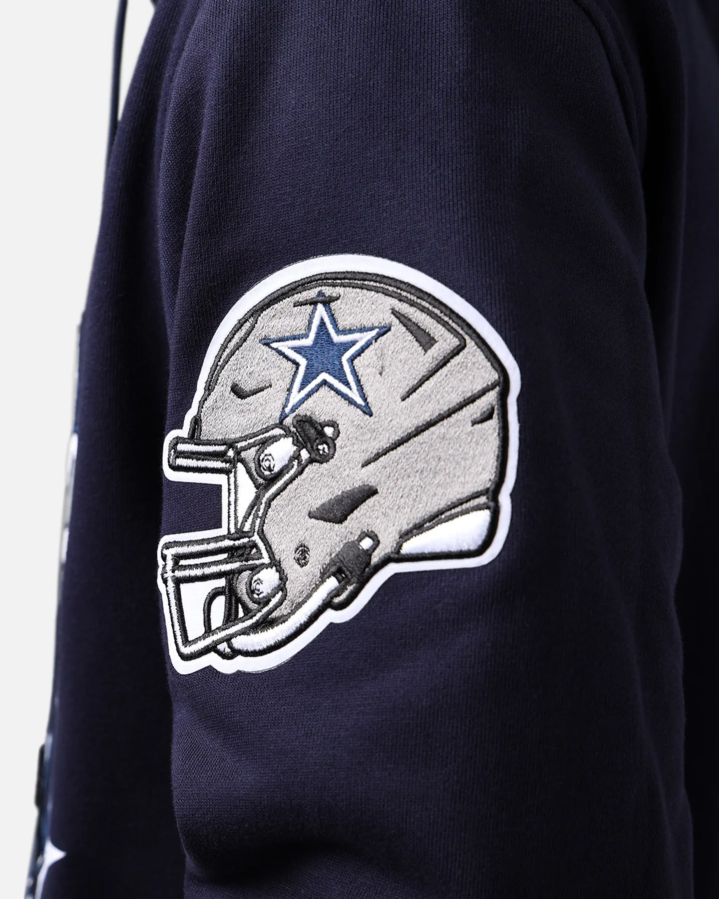 Pro Standard Dallas Cowboys Fleece Pullover Hoodie Midnight Navy