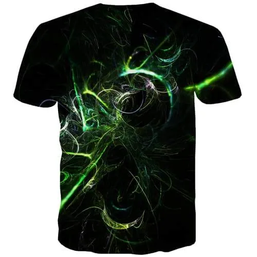 Psychedelic T shirts Men Abstract T-shirts 3d Hip Hop Tshirts Casual Harajuku Tshirts Cool Galaxy Shirt Print Short Sleeve