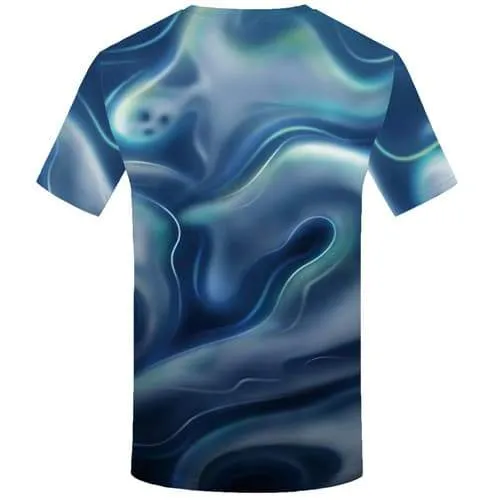 Psychedelic T shirts Men Halloween Tshirts Casual Skull Tshirt Printed Fantasy T-shirts 3d Space Shirt Print Short Sleeve summer