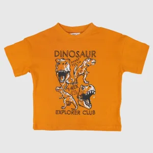 "Dinosaur Explorer Club" Short-Sleeved T-Shirt