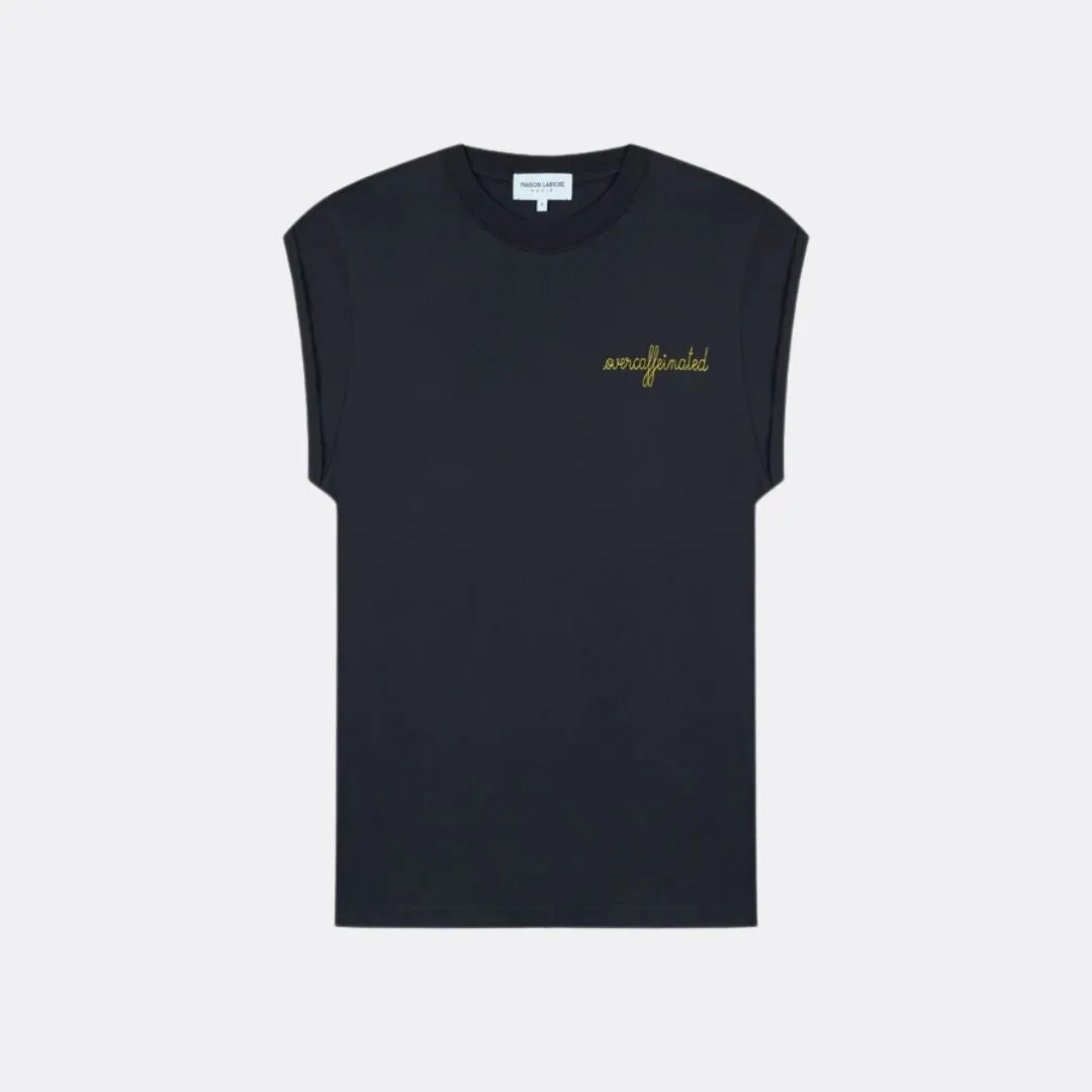 "Overcaffeinated" Sedaine T-Shirt (Dark Navy)