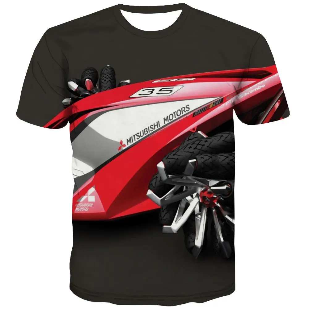 Racing Car T shirts Men Metal Tshirt Anime City Tshirts Casual Gray T shirts Funny Retro Tshirts Cool