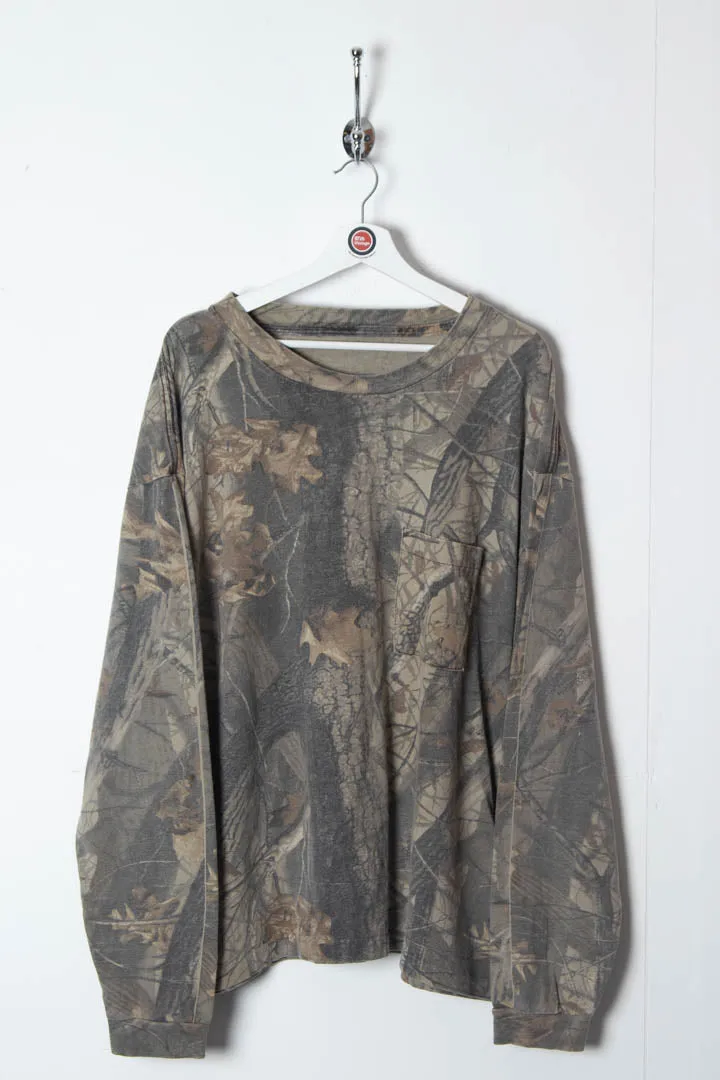 Realtree Camo Longsleeve Pocket T-Shirt (XL)