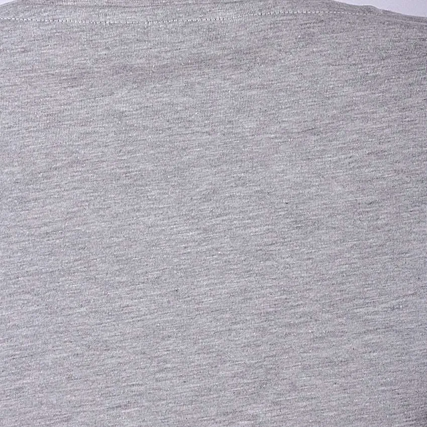 REDTAG Grey Crew Neck T-Shirt