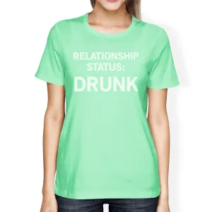 Relationship Status Womens Cotton Short Sleeve T Shirt Gift For Her