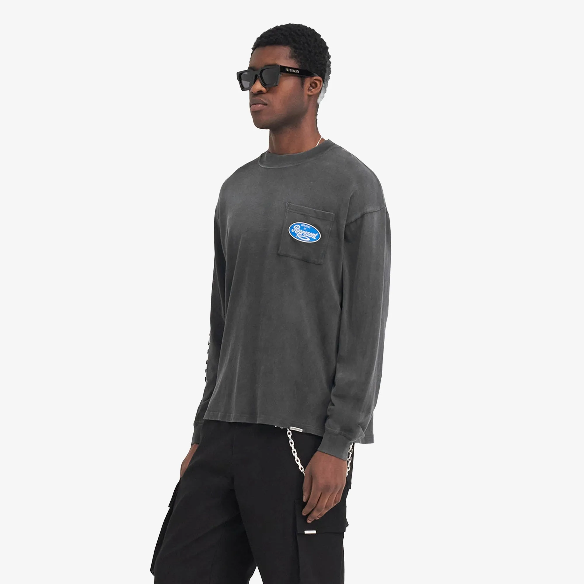 Represent | CLASSIC PARTS LONG SLEEVE  { AGED BLACK