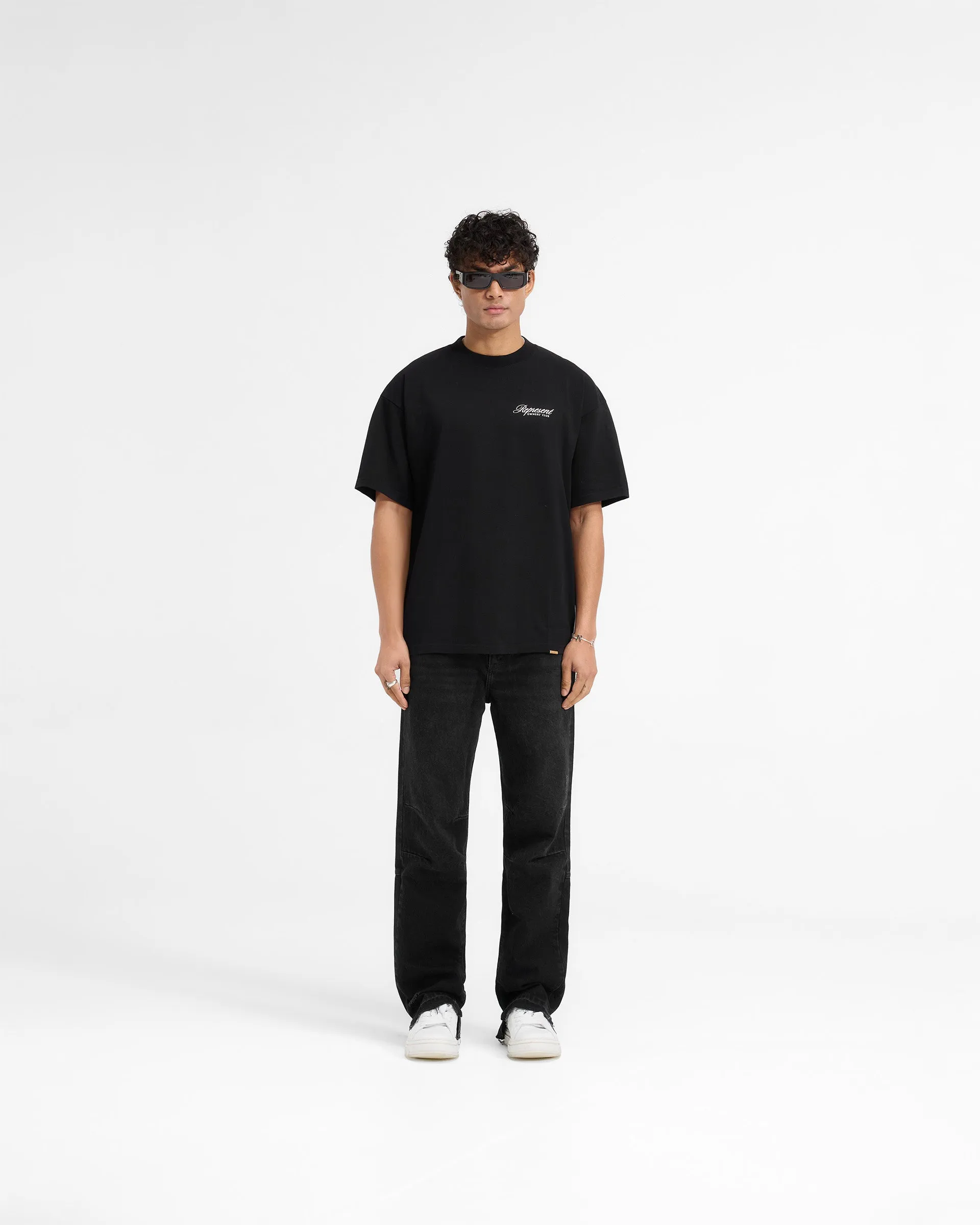 Represent X Harrods Bear Owners Club T-Shirt - Jet Black