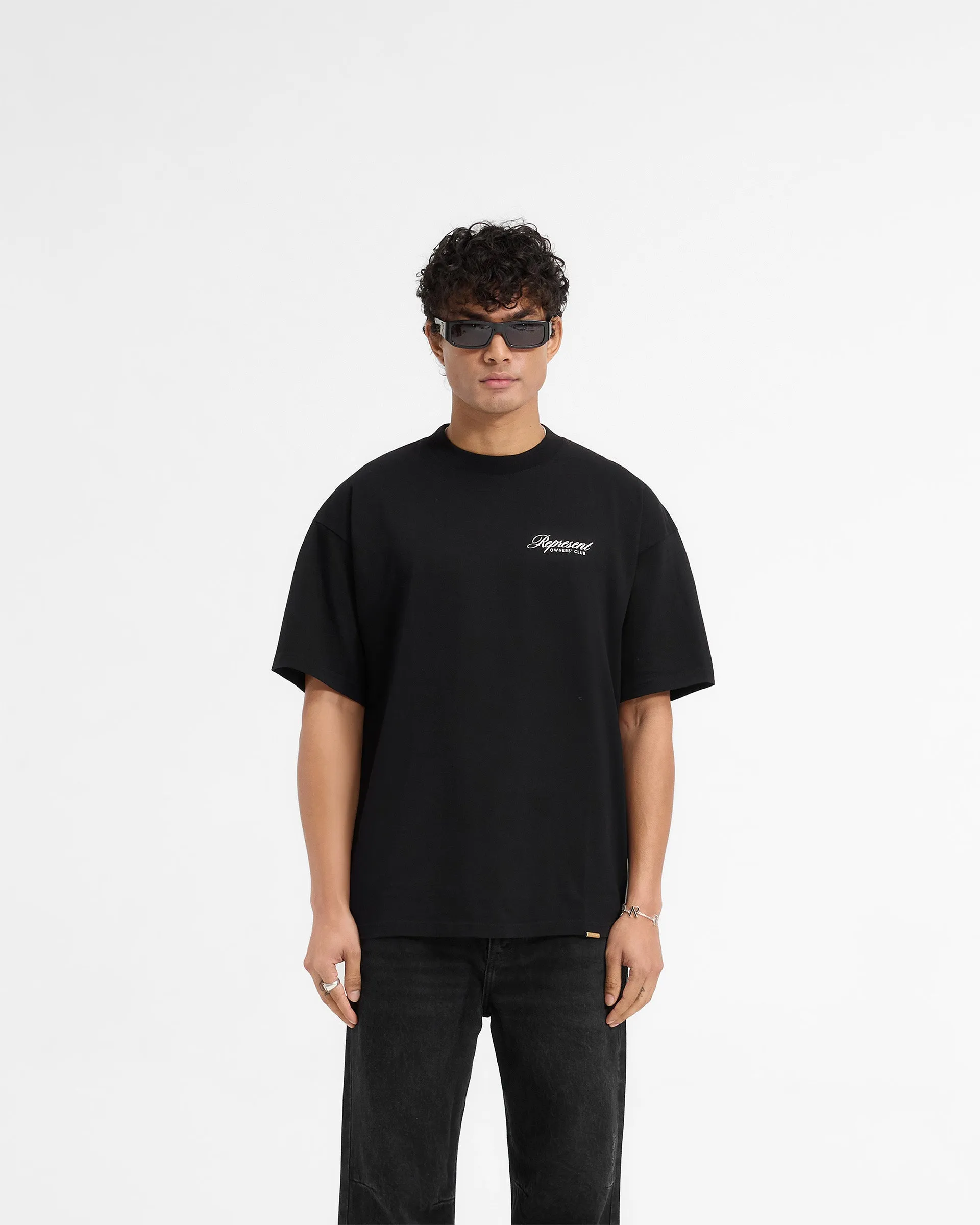 Represent X Harrods Bear Owners Club T-Shirt - Jet Black