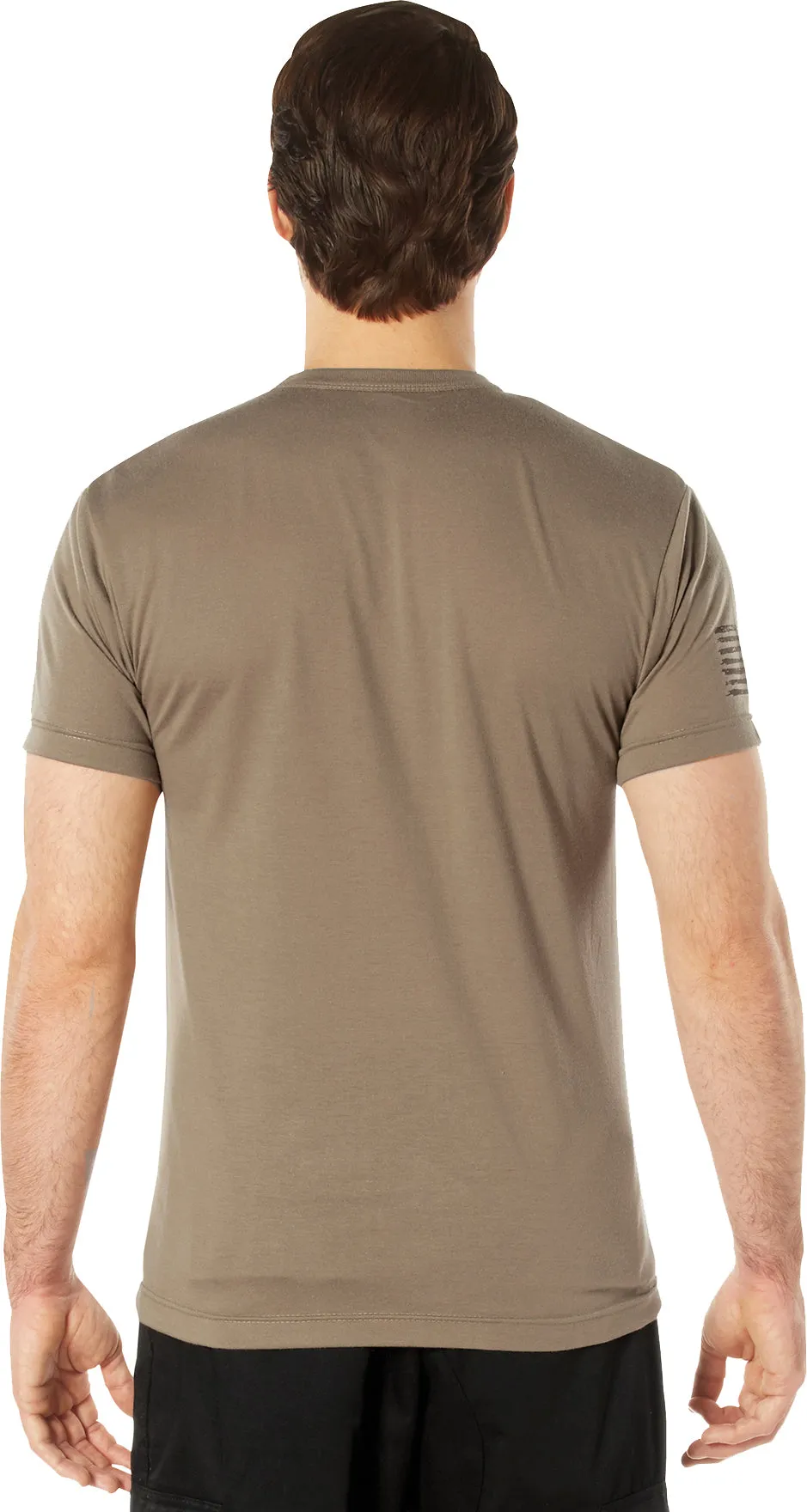 Rothco Coyote Brown USMC Eagle, Globe, & Anchor Moisture Wicking T-Shirt