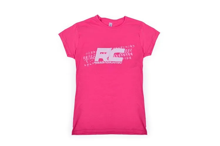 Rough Country T-Shirt - Women Fts Fit - Pink - Size S