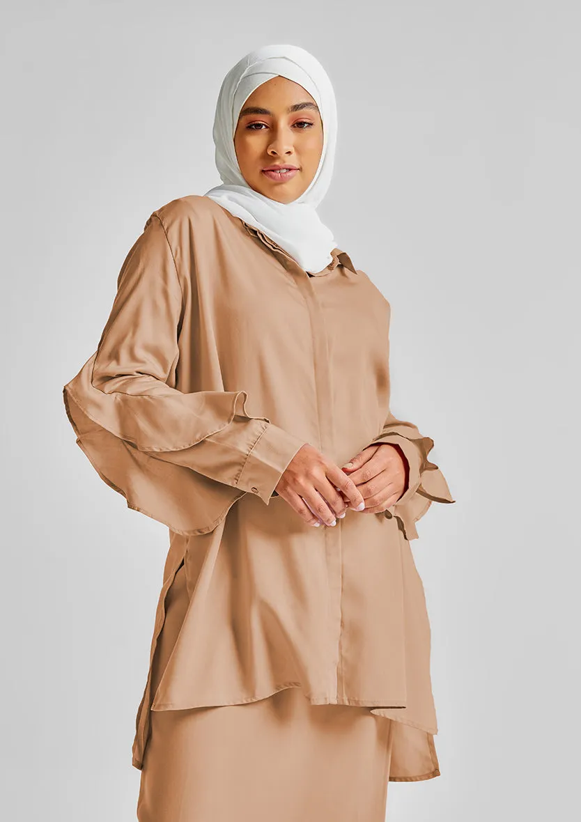 Ruffled Shirt-Tencel™