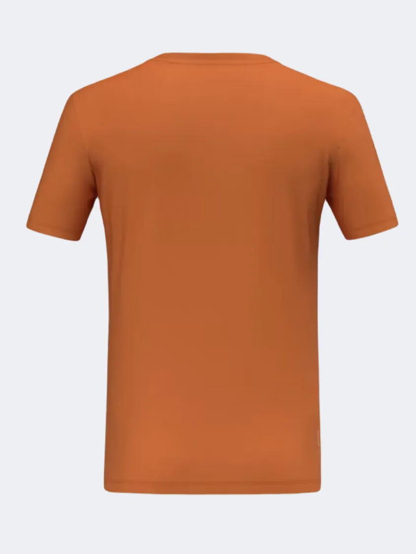 Salewa Eagle Pack Dry Men Hiking T-Shirt Burnt Orange