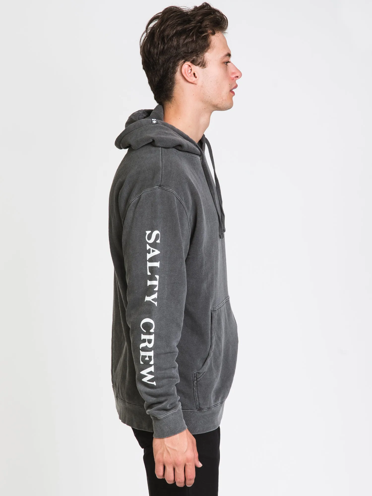 SALTY CREW PATCHY OVERDYED PULLOVER HOODIE  - CLEARANCE