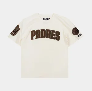 San Diego Padres Triple Tonal Mens Short Sleeve Shirt (Neutral/Brown)