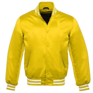 Satin - Yellow/White Trim Jacket