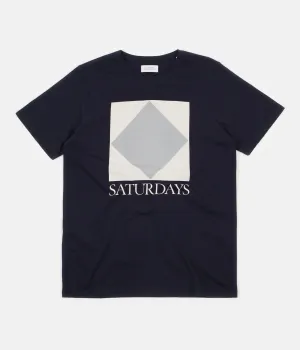 Saturdays NYC Diamond T-Shirt - Midnight