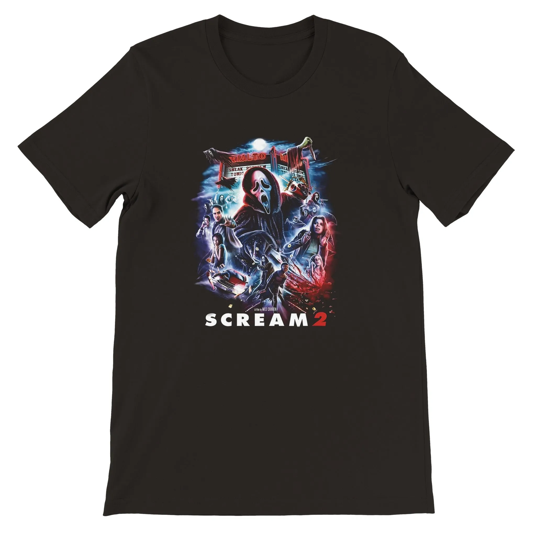 Scream 2 T-shirt - Scream 2 Artwork - Premium Unisex T-shirt