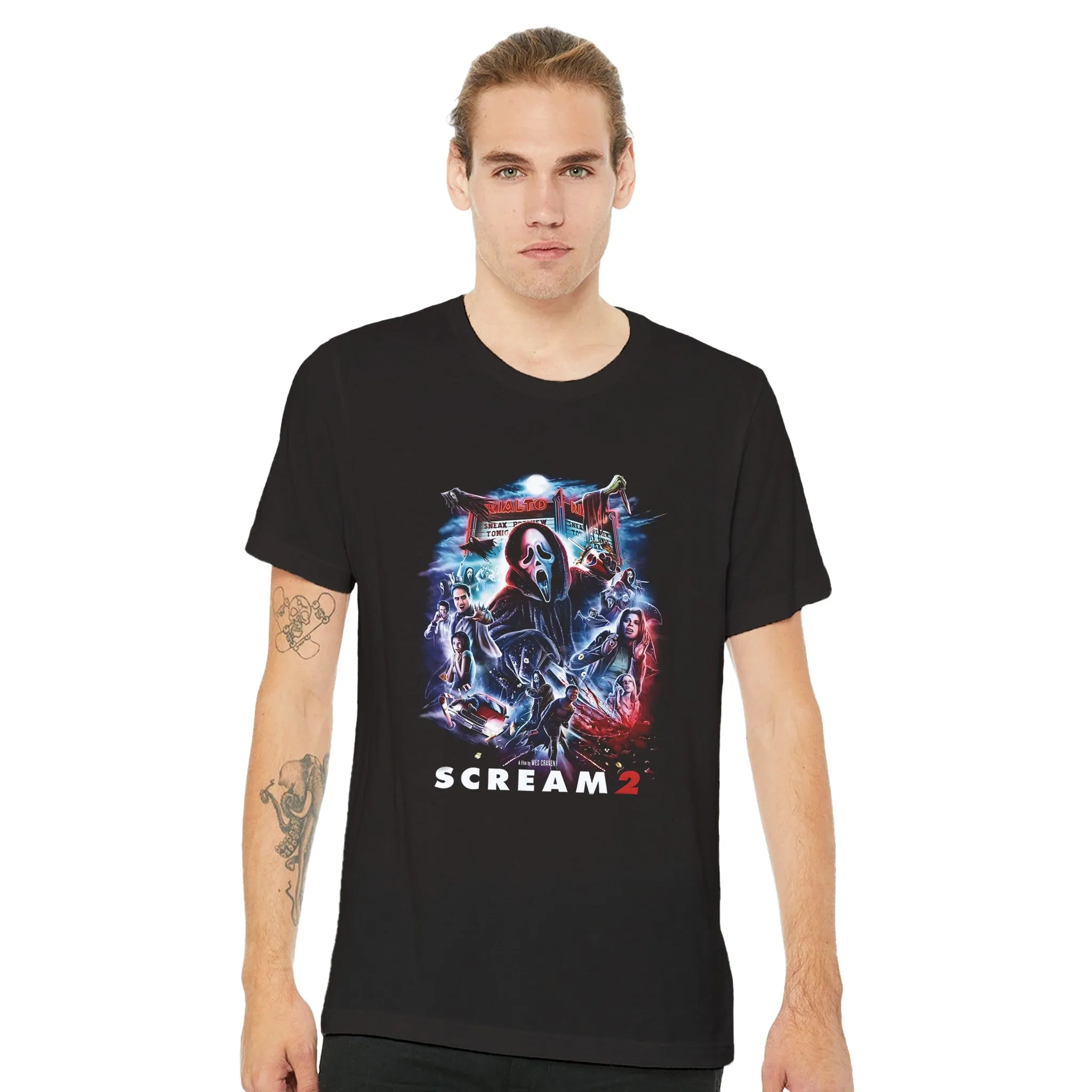 Scream 2 T-shirt - Scream 2 Artwork - Premium Unisex T-shirt