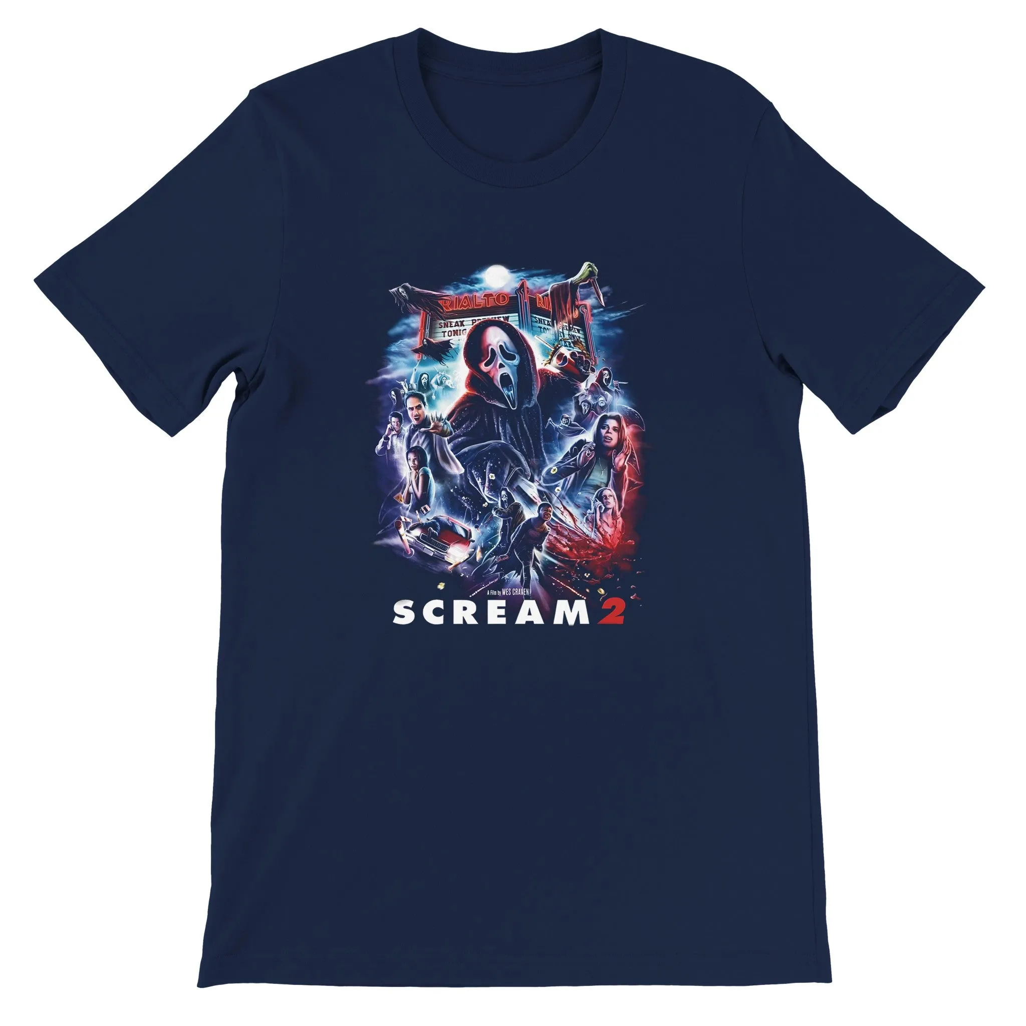 Scream 2 T-shirt - Scream 2 Artwork - Premium Unisex T-shirt