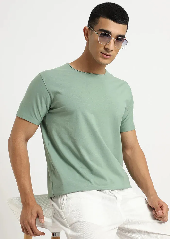 Sea Green Crew Neck T-shirt