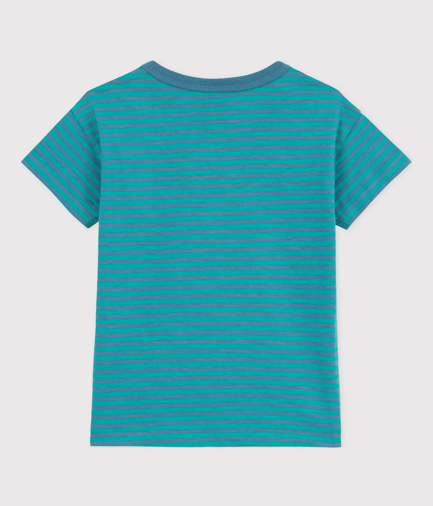 Short Sleeve Jersey Striped T-Shirt - Petit Bateau