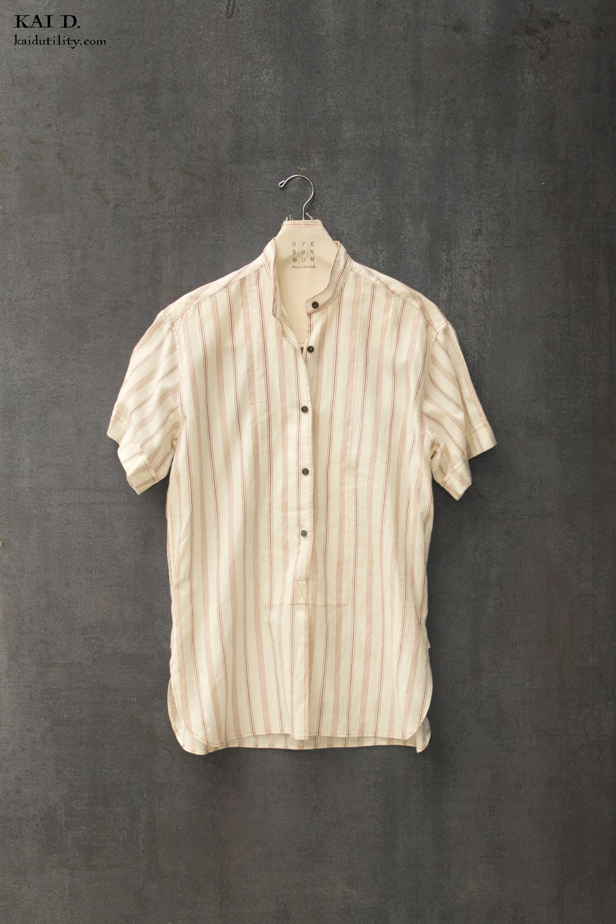 Short Sleeve Margaux Shirt - Eggshell - L