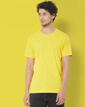 SHORT SLEEVE T SHIRT - Yellow