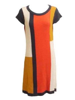 Sisters Knit Colorblock Tunic Dress